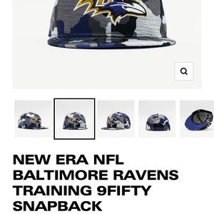 NEW ERA NFL BALTIMORE RAVENS TRAINING 9FIFTY SNAPBACK